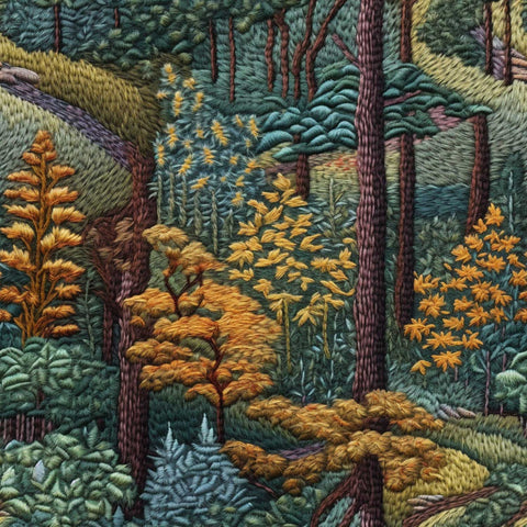 Tranquil Forest Painting