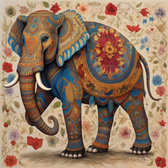 canvas painting art elephant