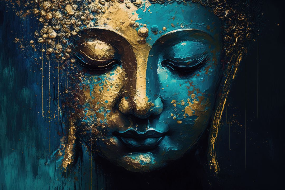 Golden Gaze Buddha