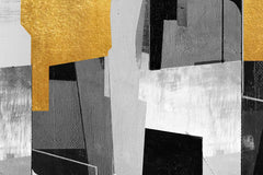 Geometric Colorful shapes painting Contemporary Modern wall art