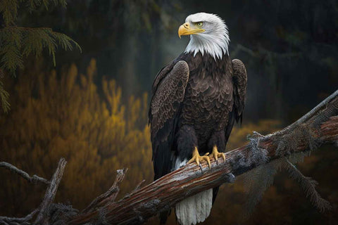 Eagle On A Branch