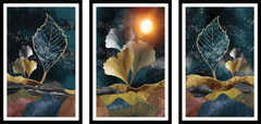 Texture Style 3 Piece Frame