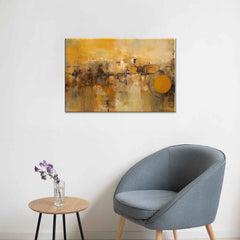 Abstract canvas painting wall décor Minimalist Floral landscape colorful