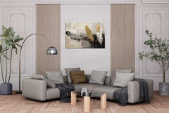 Abstract canvas painting wall décor Minimalist Floral landscape colorful