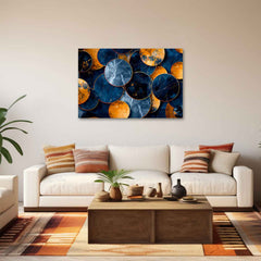 Abstract canvas painting wall décor Minimalist Floral landscape colorful 