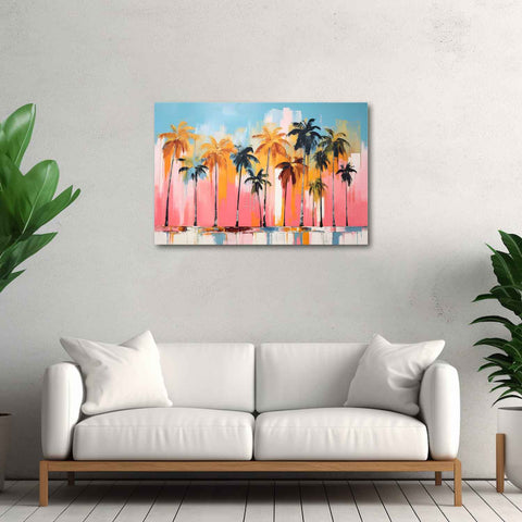 Summer Beach Palm Trees