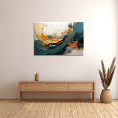 Abstract canvas painting wall décor Minimalist Floral landscape colorful