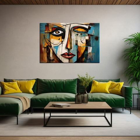 Neo-Cubism Painting