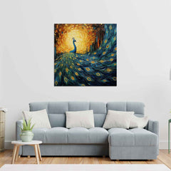 Abstract canvas painting wall décor Minimalist Floral landscape colorful