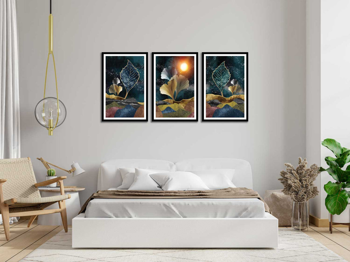 Texture Style 3 Piece Frame