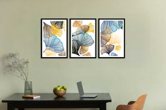 Multicolor 3 Piece Painting