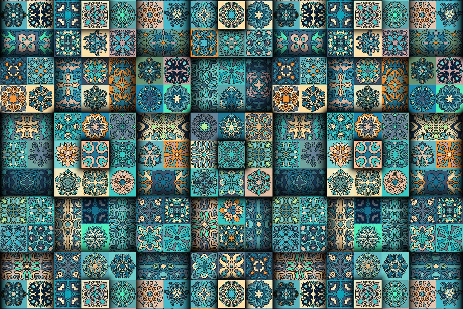 Patchwork art design