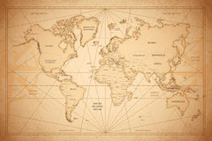 Old vintage map art wallpaper featuring antique world maps and aged paper texture.

