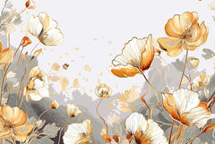 The vibrant yet subtle colors of the flowers create a perfect harmony with the surrounding decor.
