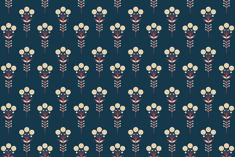 Motif Ethnic Pattern Wallpaper