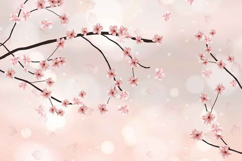 Sakura Natural Flower Abstract Wallpaper